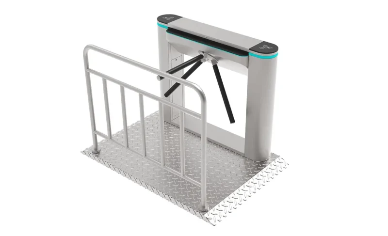 tainless steel tripod turnstile for office lobby