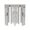 AT502 Double Full Height Turnstile Stainless Steel Anti-Climb High Security Access Control Gate