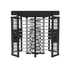 AT505-TC-01 coated double doors full height turnstile by AIPADA, high-security anti-tailgating access control gate