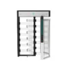 AT507-TC-01 slim full height turnstile by AIPADA, modern anti-tailgating access control gate for offices and gyms