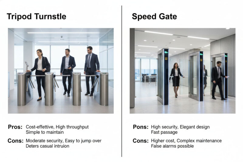 ![Choosing between tripod turnstiles and speed gates](https://aipadaturnstile.com/wp-content/uploads/2026/03/Tripod-Turnstiles-or-Speed-Gates-Which-Should-You-Choose.jpg "Tripod vs. Speed Gates")