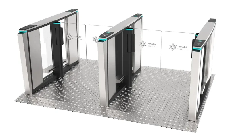 ![Modern flap barrier design](https://aipadaturnstile.com/wp-content/uploads/2026/04/AT409-LD-02.webp "Flap Barrier Design")