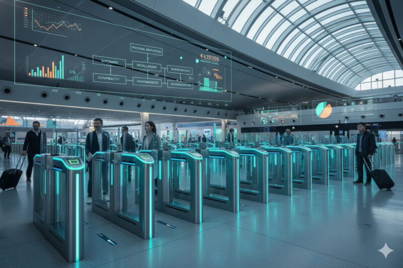 ![Factors affecting flap barrier costs in 2026](https://aipadaturnstile.com/wp-content/uploads/2026/04/What-Factors-Determine-Flap-Barrier-Costs-in-2026.jpg "Flap Barrier Cost Factors")