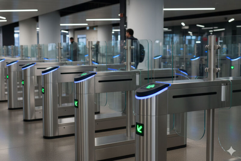 ![Materials used in manufacturing flap barriers](https://aipadaturnstile.com/wp-content/uploads/2026/04/What-Materials-are-Flap-Barriers-Made-Of.jpg "Flap Barrier Materials")