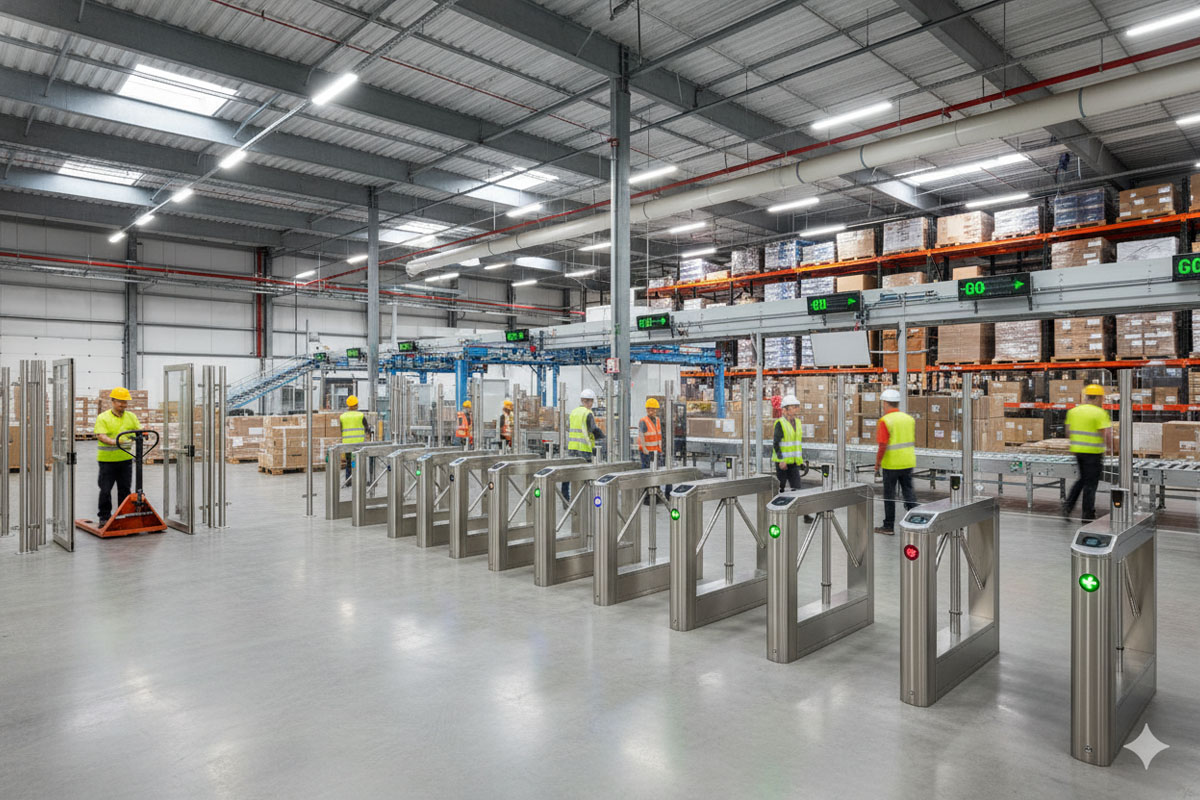![Best turnstile types for high-traffic distribution centers](https://aipadaturnstile.com/wp-content/uploads/2026/04/What-are-the-Best-Turnstile-Types-for-High-traffic-Distribution-Centers.jpg "Turnstile Options for Centers")