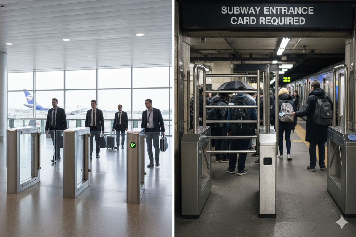 ![Best use cases for speed gates and turnstiles](https://aipadaturnstile.com/wp-content/uploads/2026/04/What-are-the-Best-Use-Cases-for-Speed-Gates-vs-Turnstiles.jpg "Speed Gates vs. Turnstiles Use Cases")