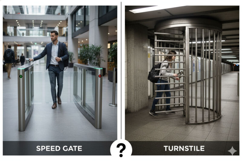![Difference between speed gates and turnstiles](https://aipadaturnstile.com/wp-content/uploads/2026/04/What-is-the-Difference-Between-a-Speed-Gate-and-a-Turnstile.jpg "Speed Gate vs. Turnstile")
