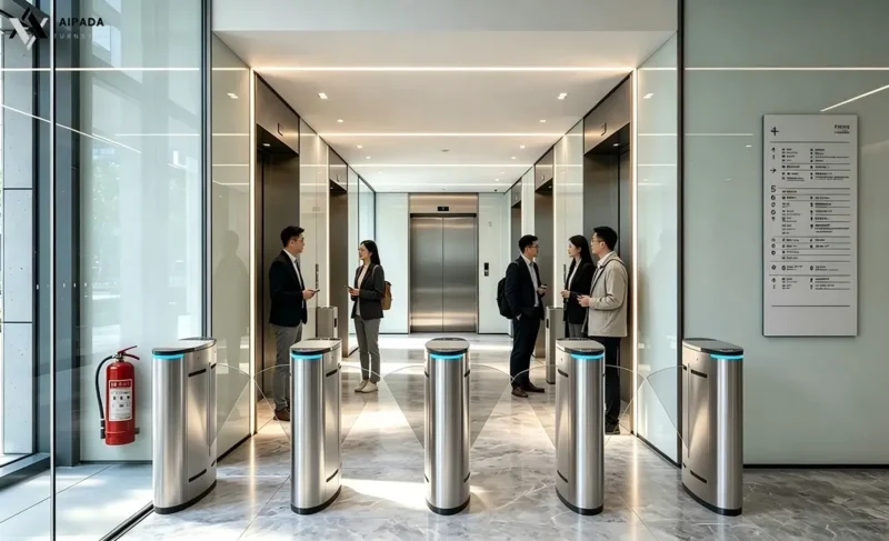 Flap barrier, swing turnstile and tripod turnstile access control gates
