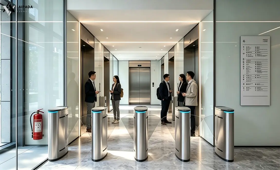 Flap barrier, swing turnstile and tripod turnstile access control gates