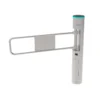Cylinder supermarket swing gate turnstile AT201, retail shop entry swing barrier