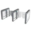 Servo Plating Speed Gate Turnstile AT411 8 Servo plating Speed Gate, indoor pedestrian access control gate with rounded rectangular cabinet